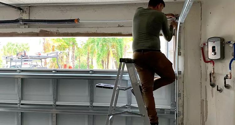 Garage Door Tension Spring Replacement in Pompano Beach, FL