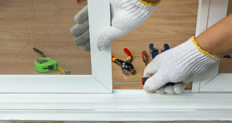 Sliding Glass Door Off Rails Repair in Pompano Beach, FL