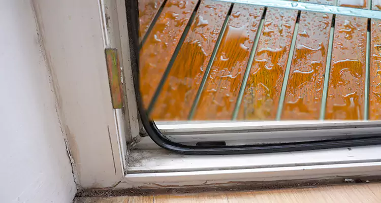 Water Leaking Wooden Patio Doors Repair in Pompano Beach, FL