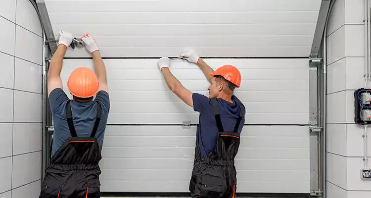 Garage Door Bottom Panel Repair in Pompano Beach, FL