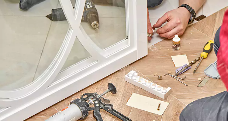 Interior Patio Door Casing Repair in Pompano Beach, FL