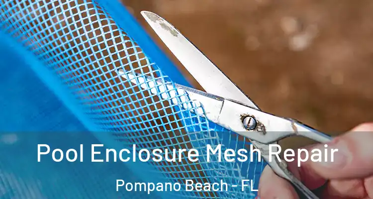  Pool Enclosure Mesh Repair Pompano Beach - FL